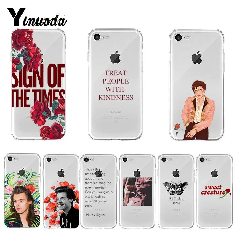 Yinuoda Harry Styles New High Quality Multi Colors Luxury phone case
for Apple iPhone 8 7 6 6S Plus X XS max 5 5S SE XR Cover