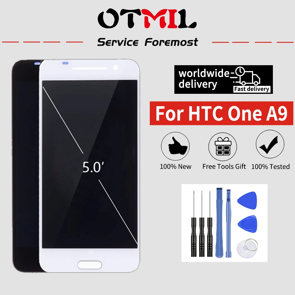 

Original AMOLED 5.0" LCD For HTC One A9 LCD Display Touch Screen Digitizer Assembly For HTC One A9 LCD Display Replacement Parts