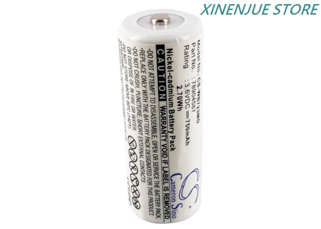 Rechargeable Battery 3.6V/750mAh 78904587 For Welch-Allyn 71000C,71020A,71000A,71020C,71055C,72300