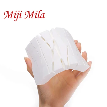 

Miji Mila 50 Pcs Makeup Sponges Wedge Latex Free Makeup Sponge Blender for Liquid, Cream,and Powder,Milky-Makeup Sponge Blender