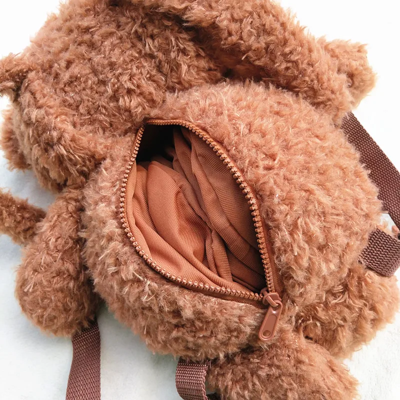 Movie Tim Bear Plush backpacks handbag Shoulder Bag storage bag stuffed toys plush toy doll doll A gift for a friend