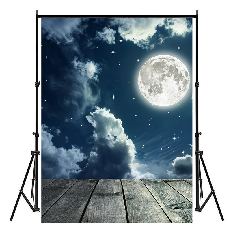 

WHISM Starry Sky Star Series Spray Painting Canvas 5x7 Feet Vertical Version Rectangular Photography Background Cloth Home Decor