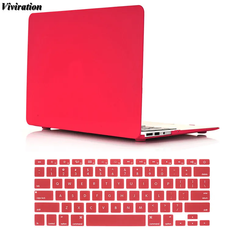 Популярный чехол для ноутбука из ПВХ+ силиконовая клавиатура для Macbook Air 13 A1466 A1369 чехол для Macbook Air Pro retina 11 12 13 15 чехол - Цвет: 005A