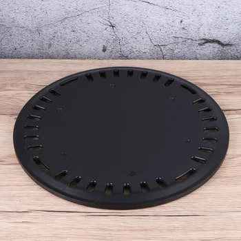 

1Pc Stovetop Barbecue Grill Electric Barbecue Pan Maifanstone Oil Drip Tray Non-stick Flat Baking Tray (Black)