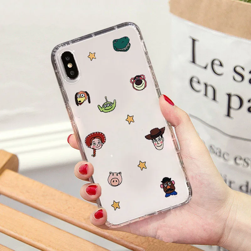 История игрушек мультфильма чехол для телефона для IPhone 11 Pro Max X XR XS Max матовый анти-капля чехол для телефона для IPhone 7 8 6 6s Plus прозрачный чехол