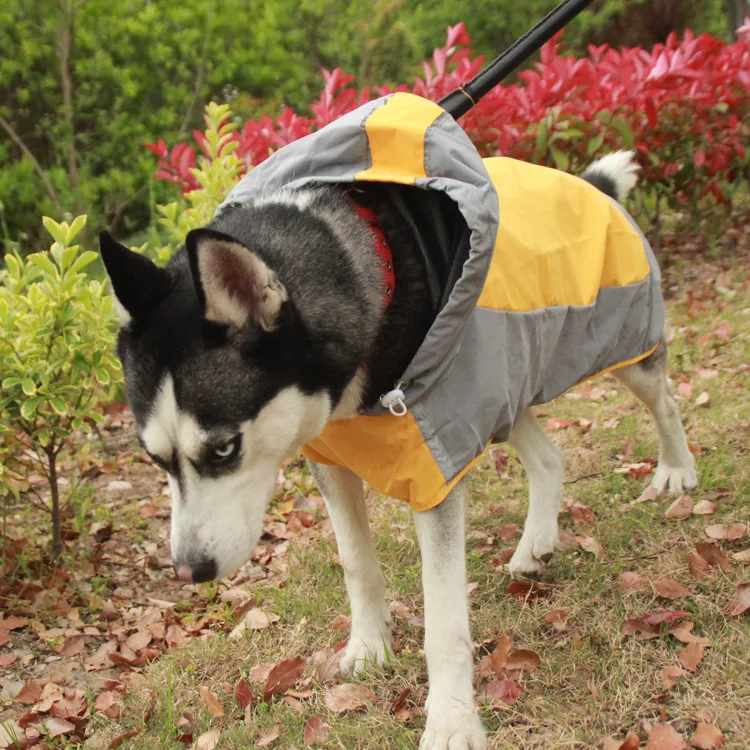 Дышащий двухслойный дождевик для собак Pet Him, Солнцезащитный дождевик, куртка, товары для животных, в настоящее время доступны по всему миру