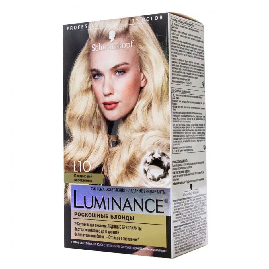 Краска для волос Schwarzkopf Luminance Роскошные блонды L10, осветлитель
