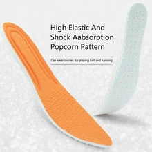 Men's Women's Sport Insoles Lightweight Running Basketball Insole Thickened Soft Cushioning Unisex Breathable Comfortable