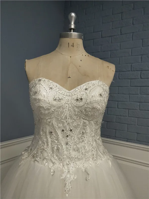 Пляжное свадебное платье в стиле бохо, роскошное фатиновое платье трапециевидной формы с бусинами для девочек