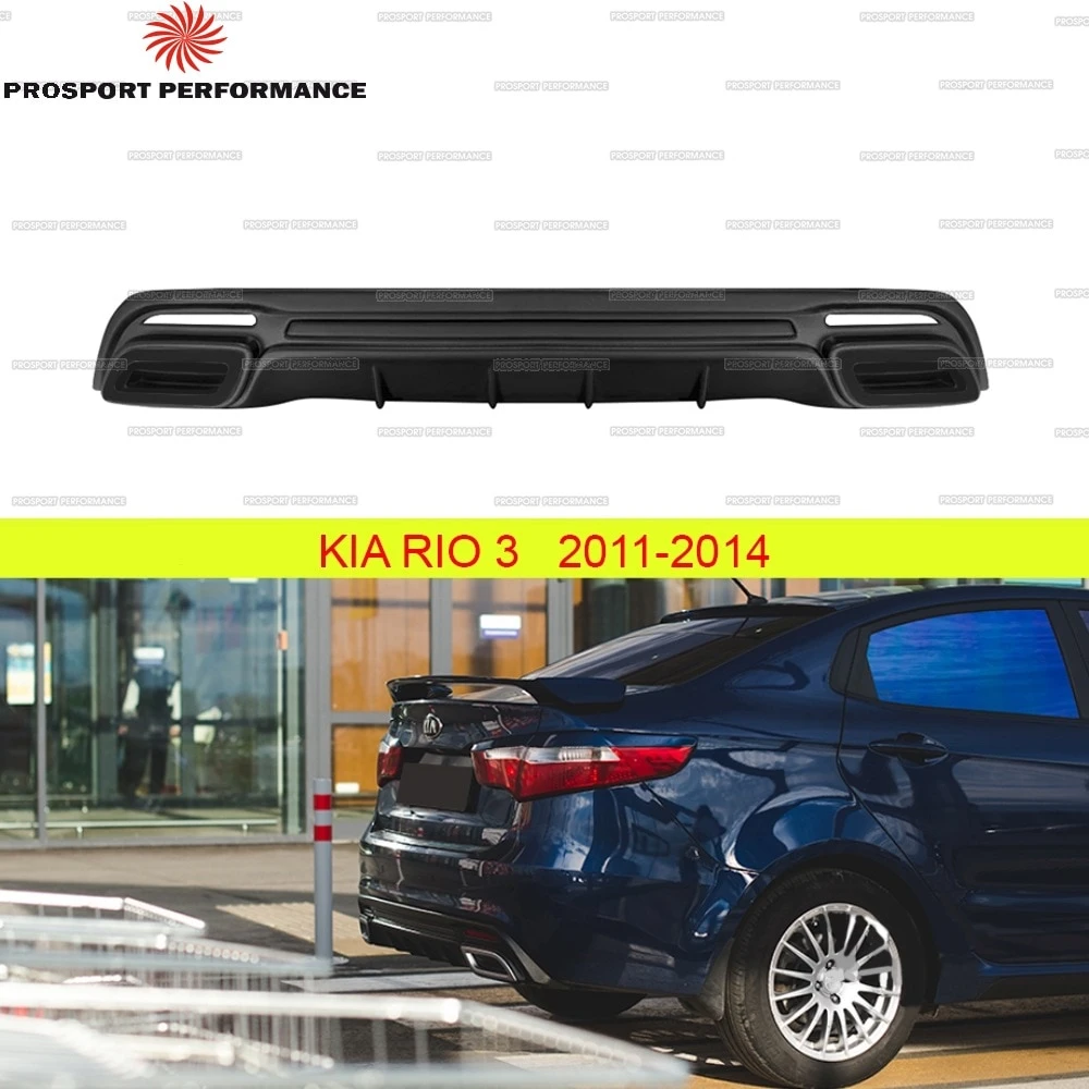Diffuser Gt On Rear Bumper Trim For Kia Rio 3 11 14 Abs Plastic External Molding Exterior Styling Tuning Body Kit Parts Car Car Accessories Chrome Pads Door Sill Scuff Plates Moldings Diffuser Gt On Rear Bumper Trim For Kia Rio 3 11 14 Abs Plastic External Molding Exterior Styling Tuning Body Kit Parts Car Car Accessories Chrome Pads Door Sill Scuff Plates Moldings