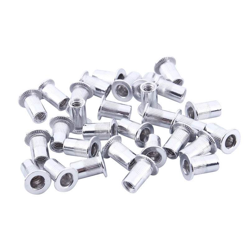 M4 Aluminum Countersunk Rivet Open End Nuts 30 PiecesNuts AliExpress