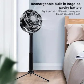 

Standing Fan Floor Telescopic Fan 3 Modes Pedestal Standing Portable Fans 2 In 1 Rechargeable Air Conditioner Natural Wind
