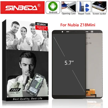

5.7" For ZTE Nubia Z18 Mini NX611J LCD Display Touch Screen Digitizer For ZTE Nubia Z18 Mini NX611H Display Z18mini LCD NX611J/H