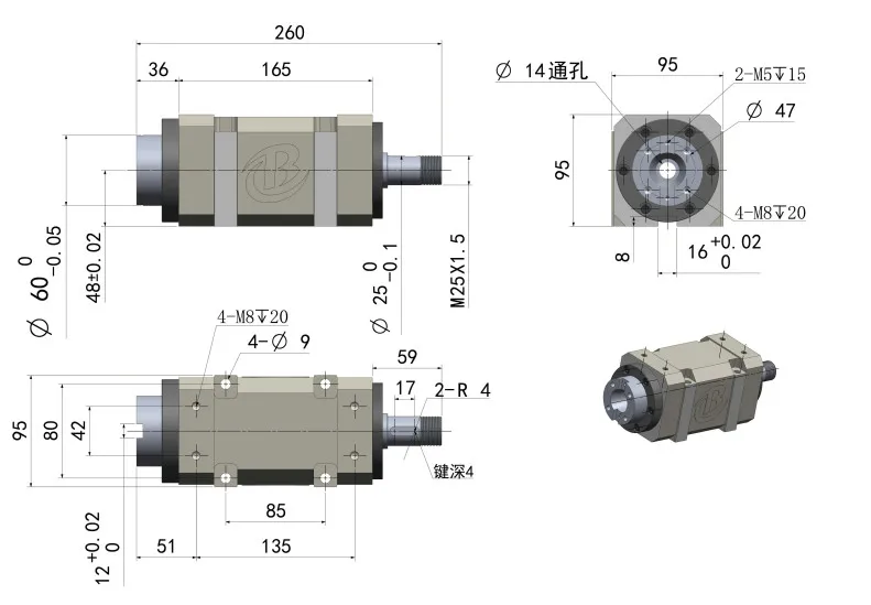 BT30 spindle update mech_ali