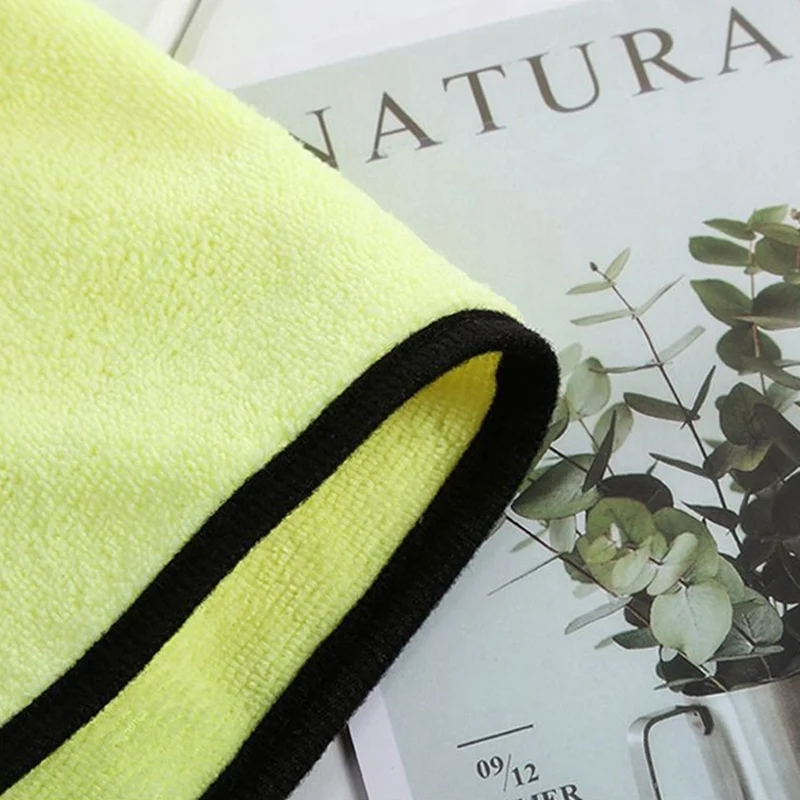 Pets Dog Bath Towels Perros For Dogs Cat Puppy Microfiber Super Absorbent Pet Drying Towel Blanket With Pocket Cleaning Supply