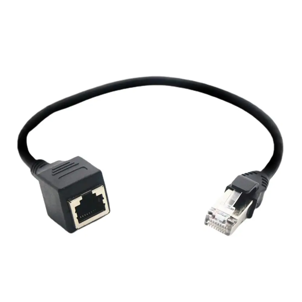 Cat5 Cat6 Удлинительный кабель RJ45 штекер-гнездо винтовое Панельное крепление Ethernet LAN
