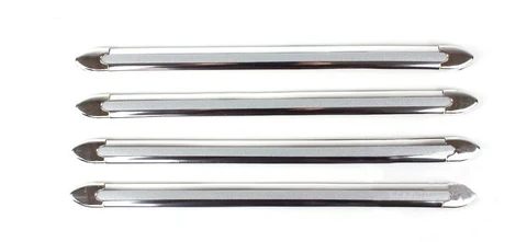 Car Front Rear Bumper Protector Guard Rubber Strip Auto Bumper Protection Plate Flexible Glue Scratch Sticker Adhesive