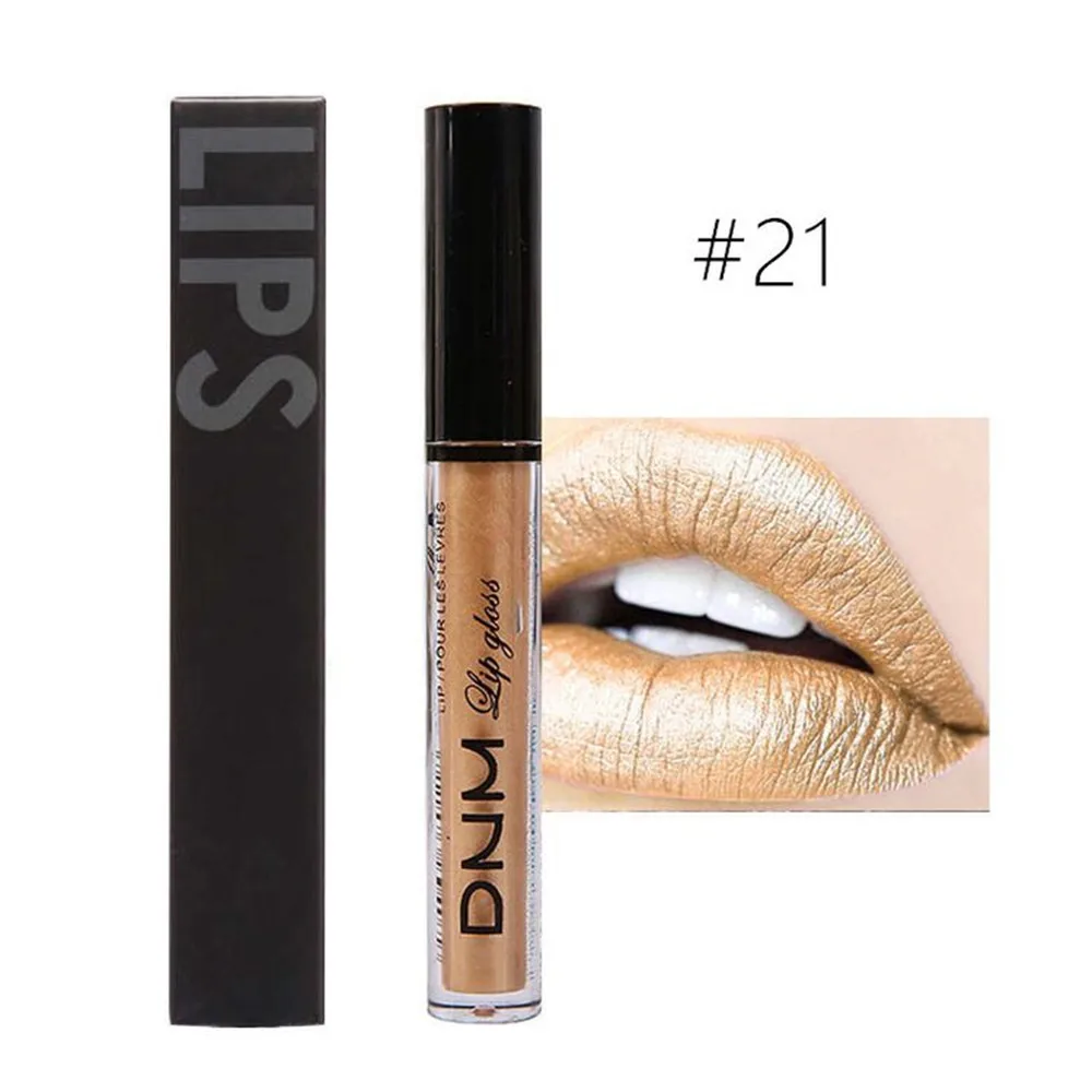 21 Shimmer Polarized Lipgloss Waterproof Liquid Lipstick Moisturizer Laser Cosmetic High Pearl Glitter Lip Gloss - Цвет: 21