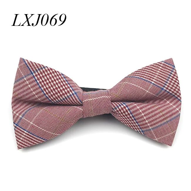 Bowtie08 Высококачественный Классический Клетчатый мужской галстук-бабочка, хлопок, полиэстер, повседневный галстук-бабочка для мужчин - Цвет: Bowtie08