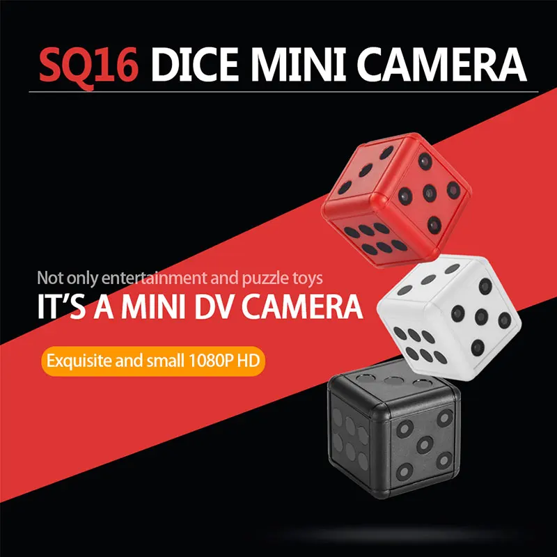  SQ16 Mini Camera Security Dice Camera 1080P Full HD Video Surveillance Camcorder Night Vision Recor