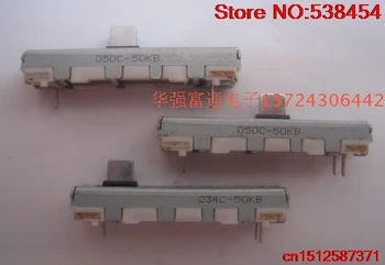

3PCS Imported straight sliding slide potentiometer 4 cm mixer fader single 50K