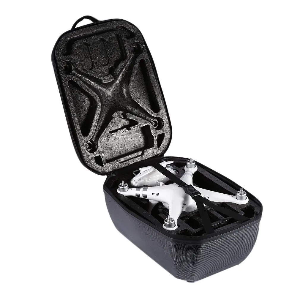 OCDAY Protective Carbon Fiber Hard Shell Carrying Case for DJI Phantom 3/4