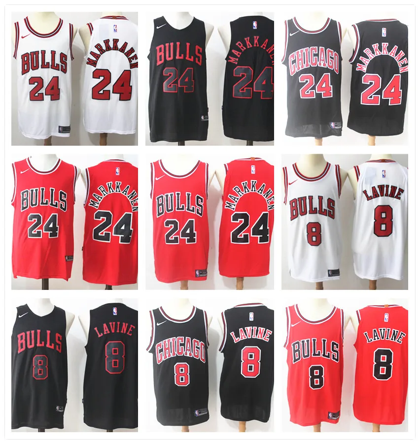 Чикаго Зак Лавин Лори маркканен баскетбольные майки для мужчин красный белый черный