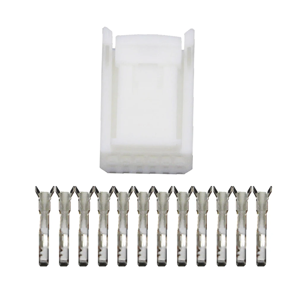 12 Pin White Car Plug Harness Connector plastic Headband Terminals DJ7121S-0.7-21 12P | Обустройство дома