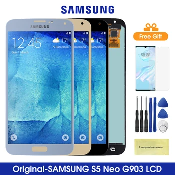 

Original G903 LCD For Samsung Galaxy S5 NEO LCD Display Touch Screen Digitizer Assembly For Samsung G903 G903 G903F G903M