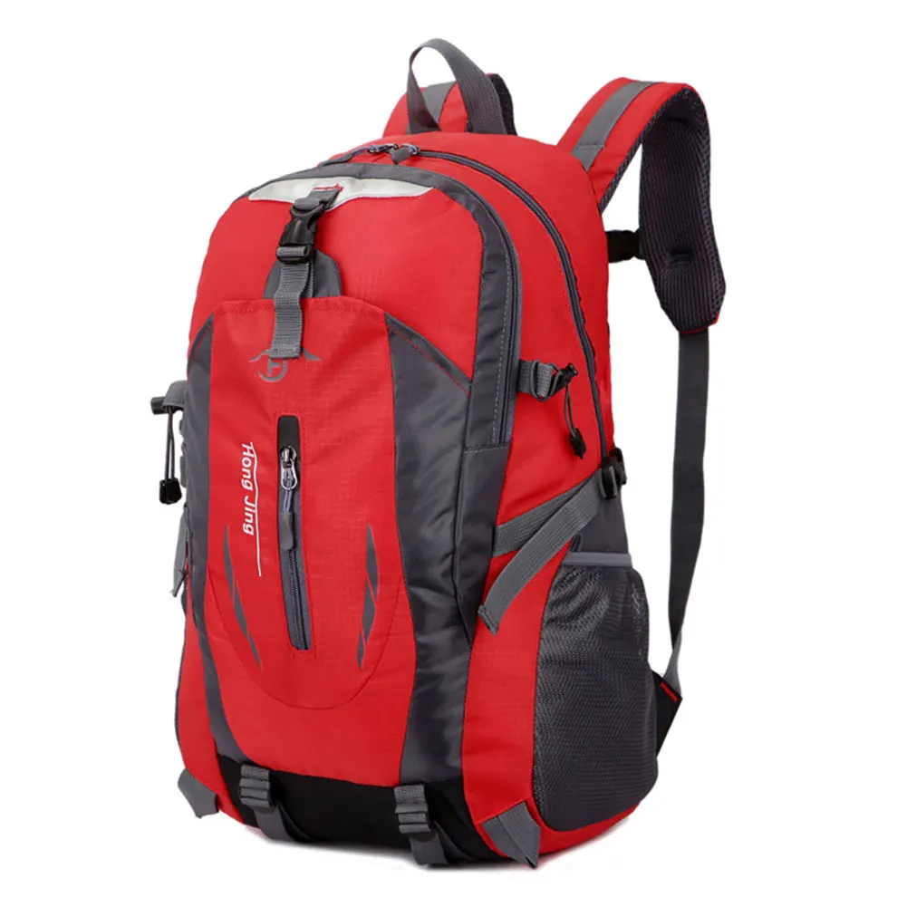 Рюкзак Практичный Прочный 40л нейлоновая ткань 3 цвета Пешие прогулки Велоспорт на одном ремешке сумка для альпинизма Сумка для кемпинга - Цвет: red
