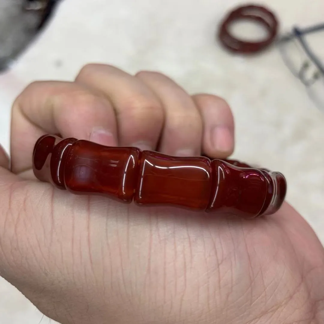 red agate stone beads bracelet natural gemstone jewelry bangle DIY jewelry bracelet for woman for man wholesale
