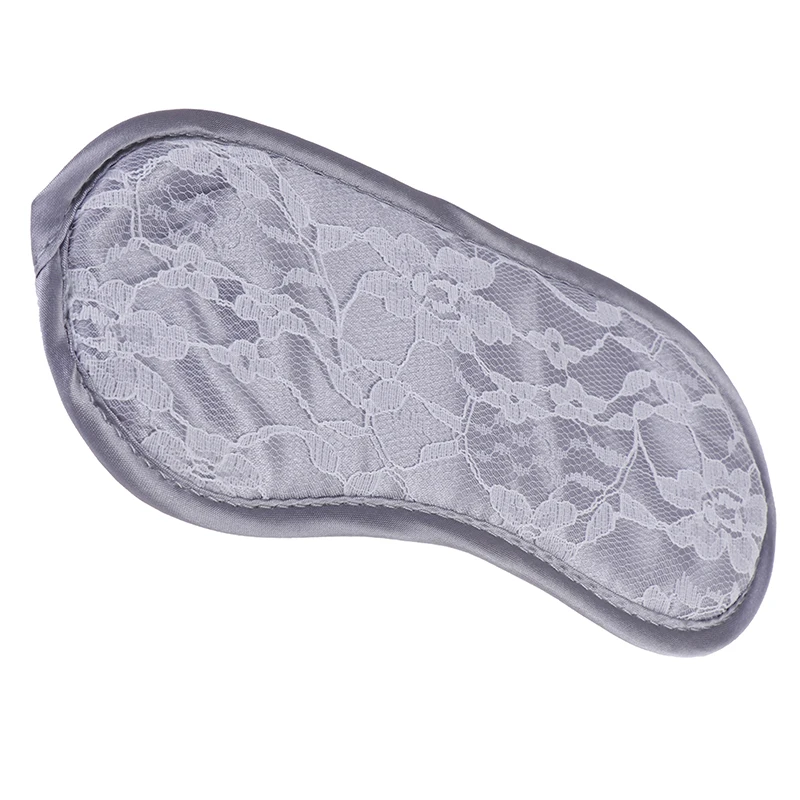 lace eye mask Прямая поставка, затеняющая маска для век, маска для сна, натуральная маска для глаз, маска для век, мягкая переносная повязка на глаза для путешествий - Цвет: lace eye mask