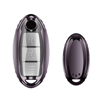 Custodia in TPU per chiave a distanza per auto per Nissan Qashqai Juke J10 J11 X-Trail T32 T31 Kicks Tiida Pathfinder Note Case Shell Cover