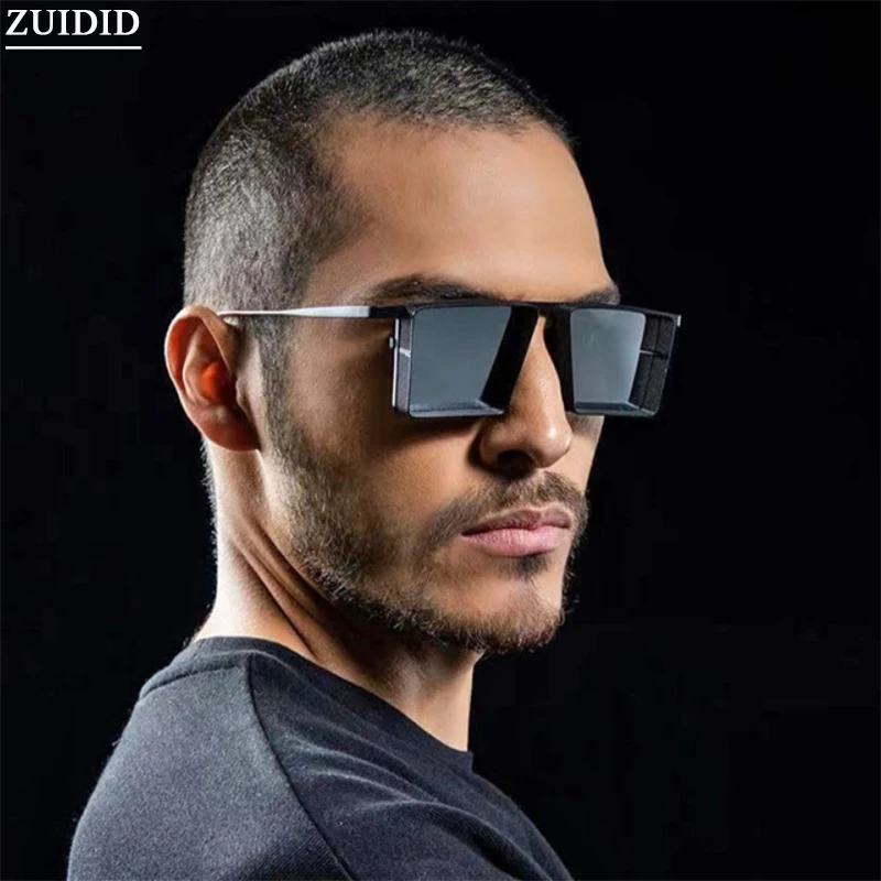 Luxury Square Sunglasses Men High Quality Punk Glasses Men Luxury