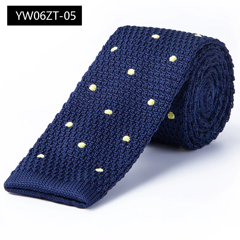 1200 needles мужские вязаные полосатые галстуки для отдыха узкая Шея Галстуки для мужчин обтягивающие жаккардовые Тканые дизайнерские Галстуки - Цвет: YW06ZT-05