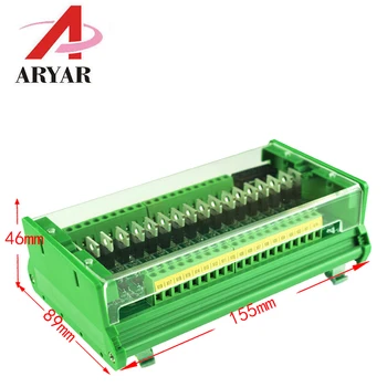 

18 way PLC amplifier board isolation board protection board with cover Relay Module Controller dust cover