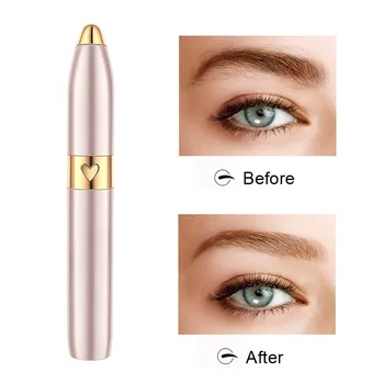

Electric Eyebrow Shaping USB Charging Eyebrow Trimmer Lipstick Shape Eyebrow Razor Tools