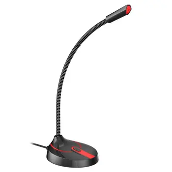 

1 Pc 360 Degrees Adjustable Microphone Desktop Speech Mic for Laptop Recording Live Mic