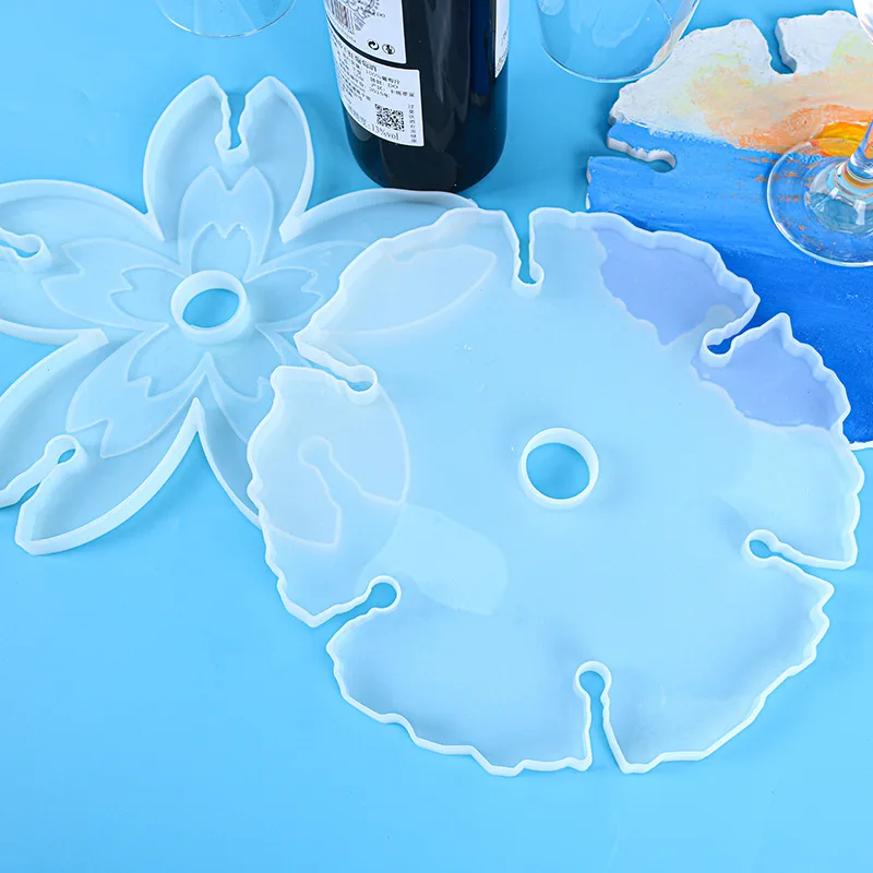 ResinWorld Floral Shape Flower Wine Glass Holder Resin Molds, Wine Gla –  ResinWorlds