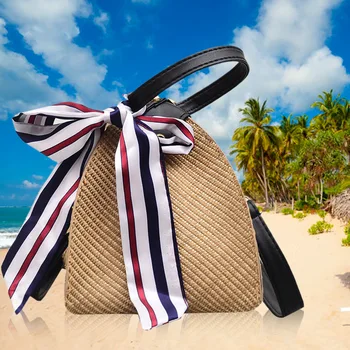 

Tiktok Bags For Women 2020 New Summer Straw Bag Portable Small Bag Handbag Triangle Bag Oblique Shoulder Woven Female Beach Bag