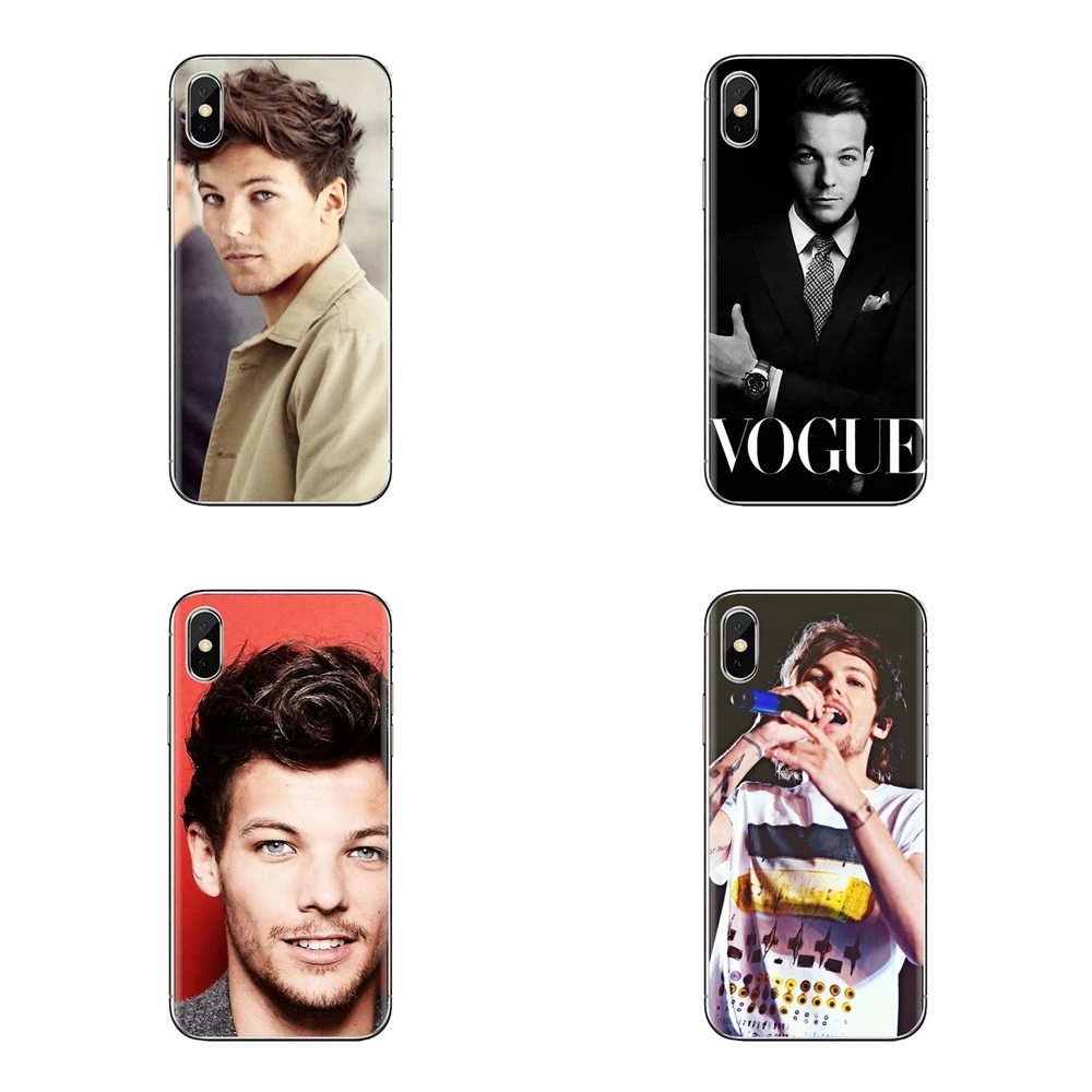 ONE DIRECTION 1D Луи Томлинсон ТПУ прозрачный просвечивающийся чехол Чехлы для huawei