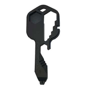 

24-in-1 Multifunctional Portable Stainless Steel Outdoor Camping Tool Key Contains Angle Measure Wire Stripper Wrench