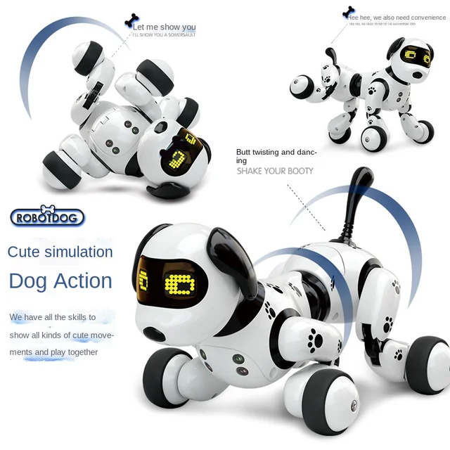 Remote Control Robot Dog Toy Programmable 2.4g Wireless RC Robot Pet Dalmatians Children's Educational Electronic Toys 5