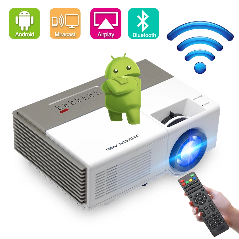 CAIWEI A3/A3AB мини проектор для Android 1280*720P поддержка 1080p Cinema Proyector Beamer Поддержка WiFi Bluetooth