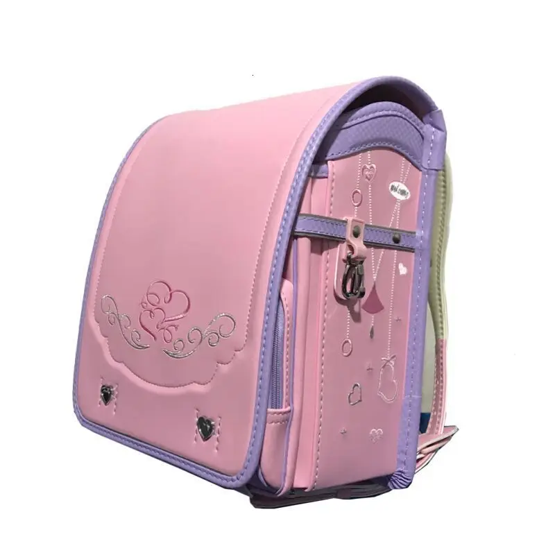 

Original Japanese Randoseru For Boys Girls School Bags Children's Orthopedic Backpack High Quality Mochila Bolsas Primary 1-6 Sa