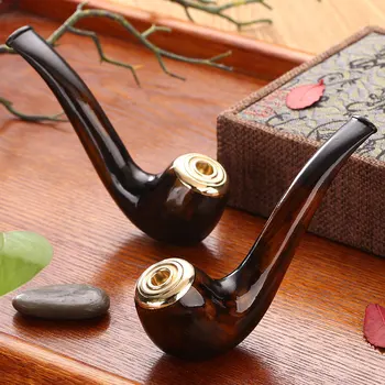 

Micro for Sea Willow Powder Cigarette Holder xue liu Natural-Shaped Pipe Washable Gift Box Color Live Willow Pipe