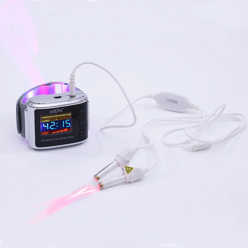

Wrist watch cold laser Accelerate the transport of oxygen Accelerate the discharge of waste in the blood Prevent sudden death