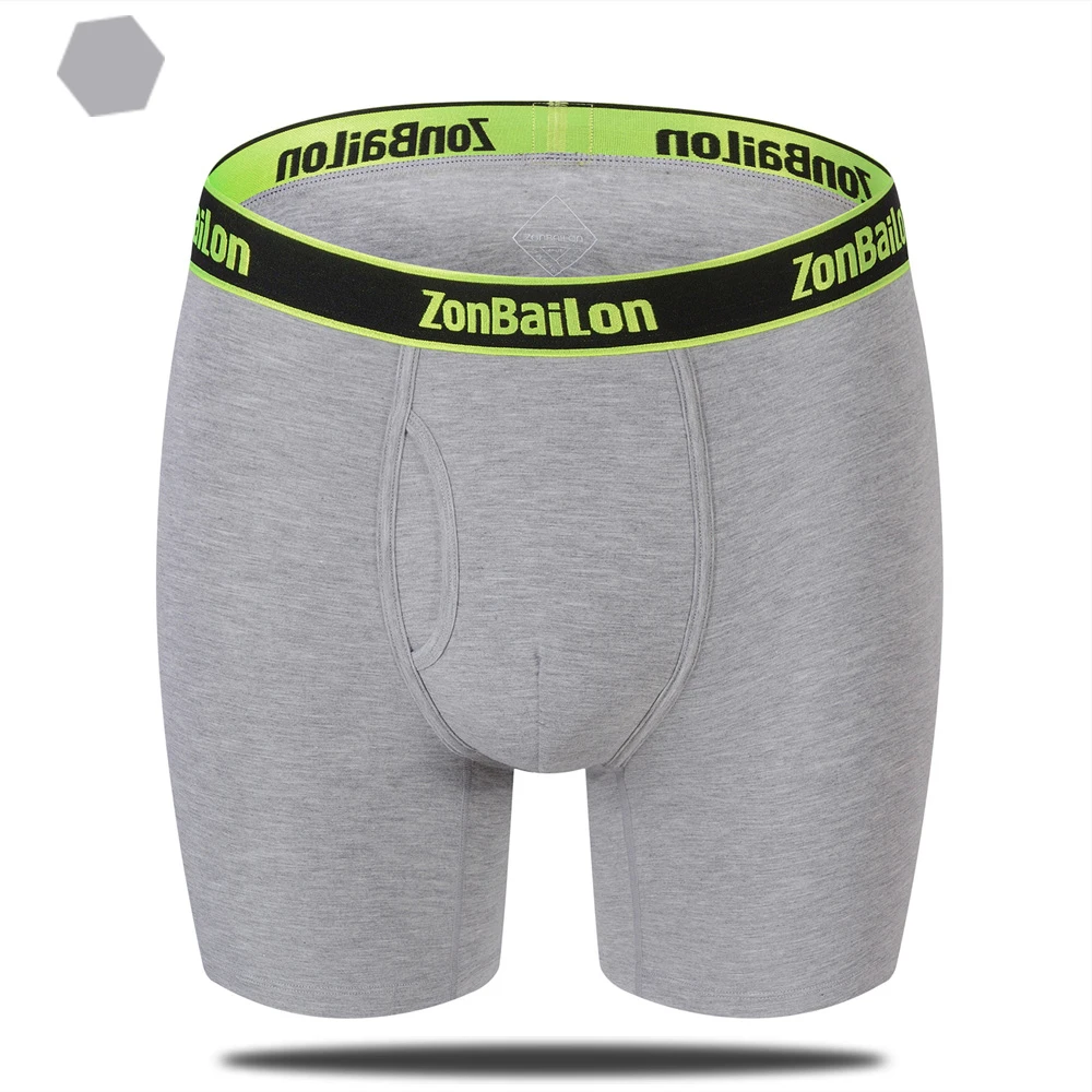 Fasion High Quality Bamboo Boxer-Shorts Trunks Comfortable Sexy Mens Bodysuit Pant Trunks New Extra