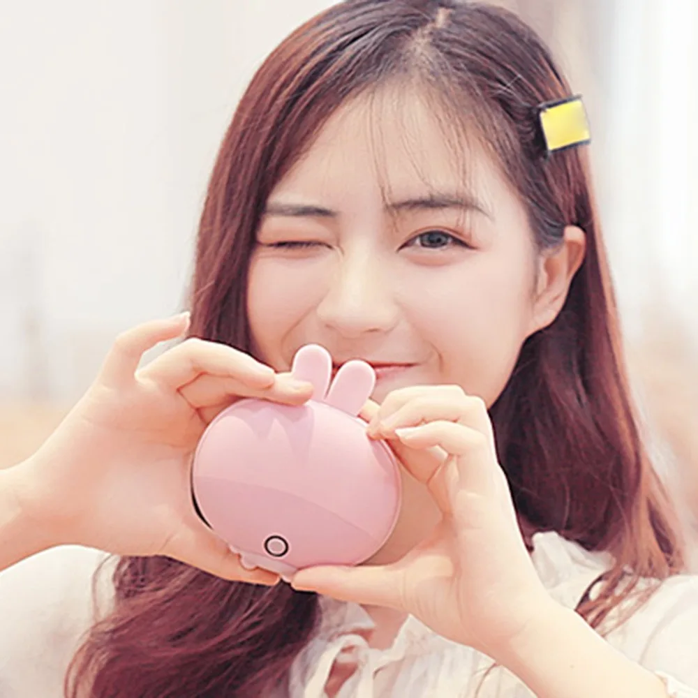 Портативная перезаряжаемая грелка для рук 2 в 1 и Дополнительный внешний