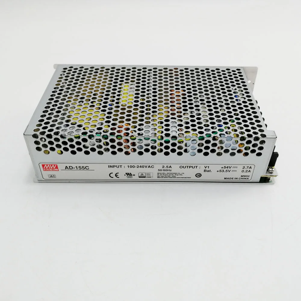 MEAN WELL AD-155C 155 Вт импульсный источник питания 54 в 2.7A 53,5 в 0.2A зарядное устройство UPS функция бесперебойного питания